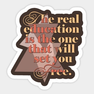 Quotes educational quotation Sticker